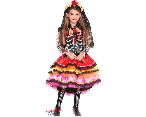 Costume carnevale - FANTASMINA MESSICANA BABY